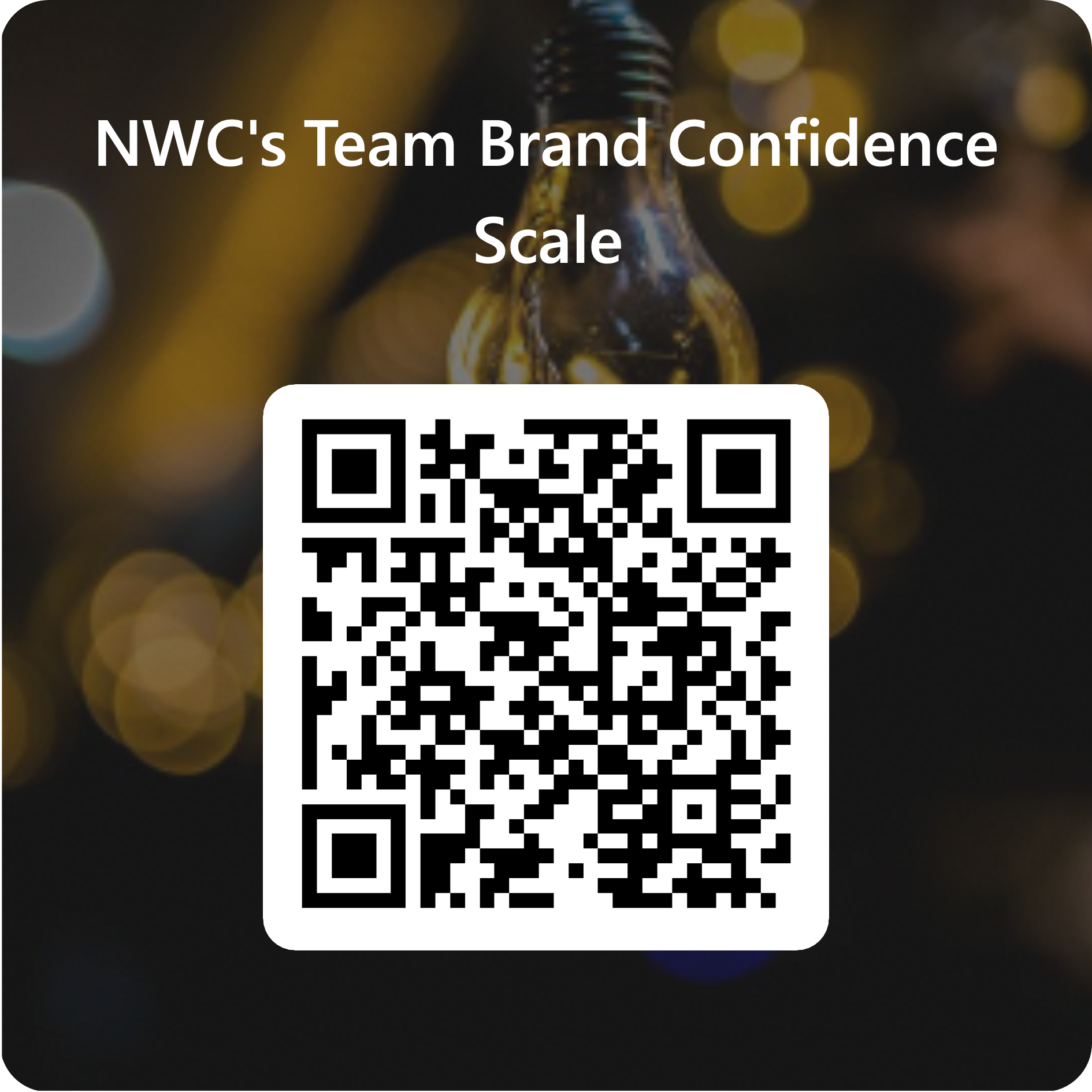 QR code for NWC's Team Brand Confidence Scale
